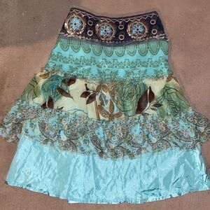 Size s but tailored to xs. Is ripped in the back